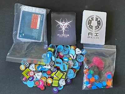 Mantic Games - Deadzone 1st Edition Counters & Cards (6D13) • £16