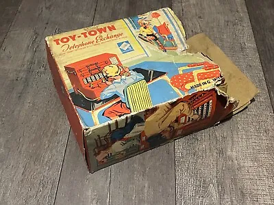 £129 • Buy Vintage 1950s Codeg Toy-Town Telephone Exchange Toy With Original Box