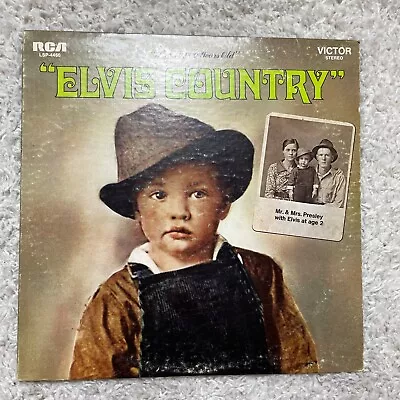 Elvis Presley Elvis Country I'm 10000 Years Old Vinyl Record LSP-4460 Orange • $19.99