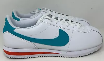 Nike Cortez Miami Dolphins White Dusty DM4044 103 Sneakers Men's Size 12 NOLID • $103.54