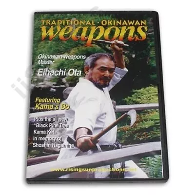 Traditional Okinawan Weapons Kama Bo Staff Training DVD Eihachi Ota Karate Budo • $24.95