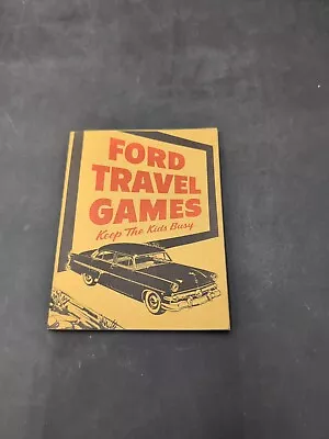 1954 FORD Dealership Ford Travel Games  Keep The Kids Busy Vintage Booklet  • $16