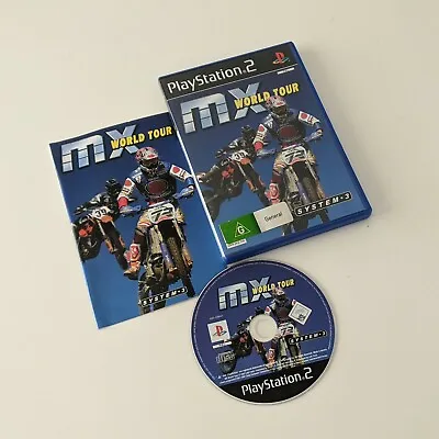MX World Tour Sony PS2 PlayStation 2 CIB GC Aus + FREE POST • $5.95