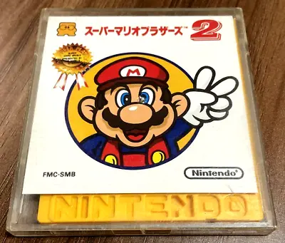 SUPER MARIO BROS 2 Nintendo Famicom Disk System Japanese Edition With Box Used • $40.99