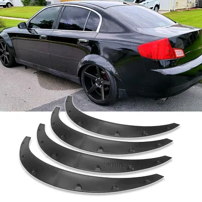 For Infiniti G35 G37 Q50 Q60 Car Wheel Arches Fender Flares Extra Wide Body Kit • $117.53