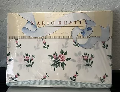 Mario Buatta Gwendolyn VTG Queen Flat Sheet - Floral Chintz • $29.99