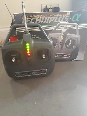 Acoms Techniplus Rc Transmitter Fully Tested And Working. Brilliant Vintage Item • £22.99