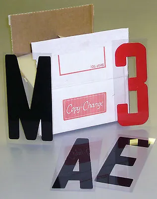 8 Inch Portable Sign Letters Flex Letter Changeable Copy Message Letters  • $77