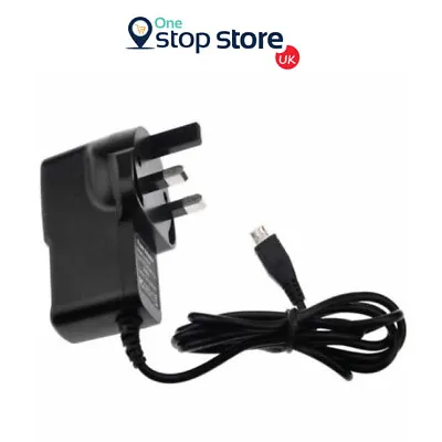 Uk Mains Micro Usb Wall Plug Mobile Phone Charger For Samsung Galaxy Ace 4 3 2 1 • £5.99