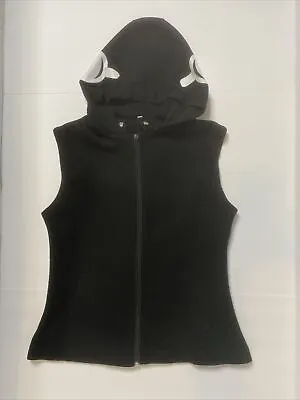 Anime Soul Eater Medusa Black Cosplay Hooded Vest - Mens Medium • $27.34