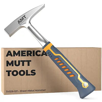 American Mutt Tools Sheet Metal Hammer - 18oz Tinners Hammer One Piece Forged • $39.99