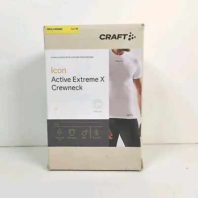 Craft Active Extreme X CN Short Sleeve Mens Baselayer White Brand New Crewneck • £37