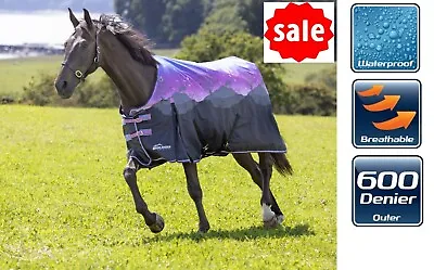 £62.99 • Buy LIGHTWEIGHT TURNOUT RUG 0G FILL - Shires Highlander Lite Standard Neck Horse Rug