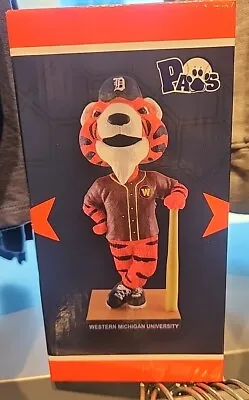 2023 Detroit Tigers Western Michigan PAWS Mascot Bobblehead SGA • $29.99