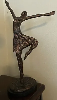 Art Deco Ballerina Ballet Dance Metal Sculpture 18” • $24.99