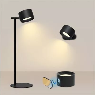 Cordless LED Wall Sconce Reading Lights Wall Light With Rechargeable Battery • £12.99