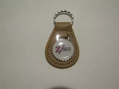$9.99 • Buy Chevrolet Camaro Z/28 Z-28 Z28 Vintage Emblem Logo Keychain Keyring Tan