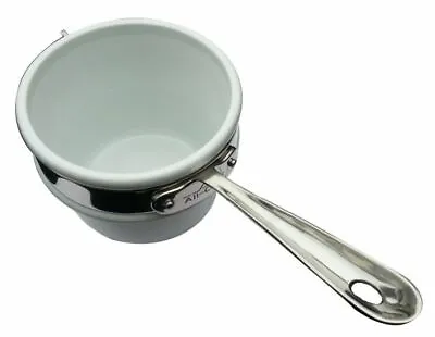 ALL-CLAD DOUBLE BOILER PORCELAIN INSERT FOR All-clad 2 Qt Tri-Ply Sauce Pan • $89