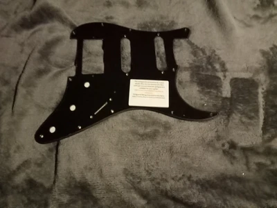 £6.99 • Buy Black Strat Pickguard Hss Great Condition