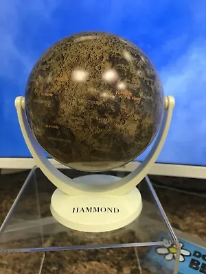 Hammond Antique Style Mini Globe~Desk Decor~Swivel & Tilt 4  Diameter 5 H~Map • $11.99