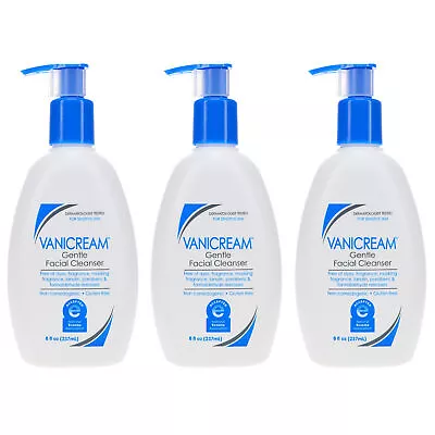 Vanicream Gentle Facial Cleanser 8 Oz 3 Pack • $33.34