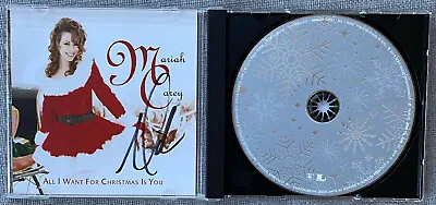 Mariah Carey Signed All I Want For Christmas Is You CD Cover - Authentic • $150