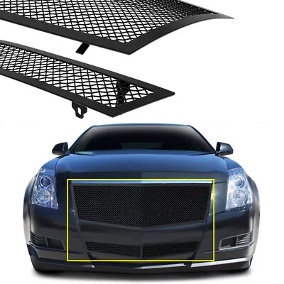 Stainless Black Mesh Grille For 2008-2013 Cadillac CTS /CTS Coupe 2009 2010 2011 • $179.99