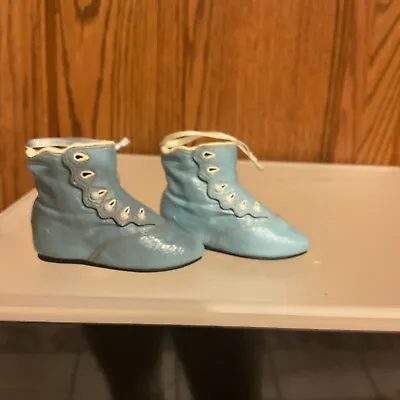 New VTG The Metropolitan Museum Of Art Blue Baby Boot Ornament Resin  • $39