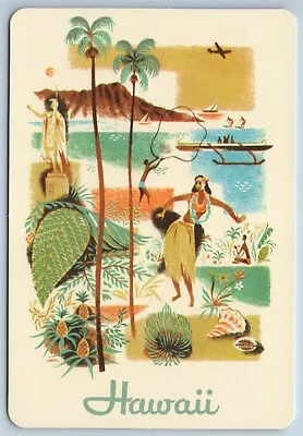 Postcard Tiki Hawaii Pan American Menu Lillian Sader 2020s 4X6 Chrome IAC • $6.95