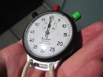 Hanhart Amigo Clock Stop Watch Rallye Vw Beetle Porsche 356 911 Mercedes Benz Sl • $149