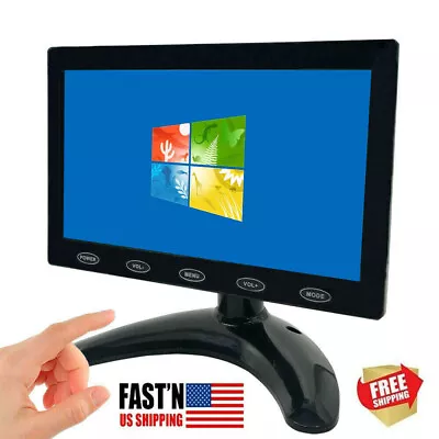 US-7  Display Small Portable Monitor USB LCD Screen AV VGA Double HDMI Security  • $53.99
