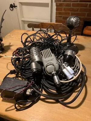 £1000 • Buy Collection Of Vintage Ribbon Microphones; Grampian, Tannoy, Reslo.
