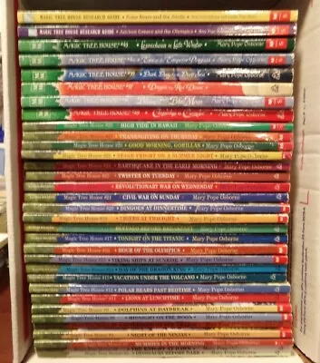 Lot Of 35 ~ Magic Tree House Books #1-28 (Less 4& 10) 6 Merlins And 3 Research • $45