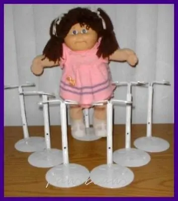 6 White Kaiser #2701 Doll Stands For CABBAGE PATCH KIDS & My Child • $49.99