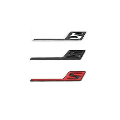 Gloss S Letter Sticker Decal Emblem Badge For AMG GT63s A45s C63s Cla45s GLC AUS • $26.50