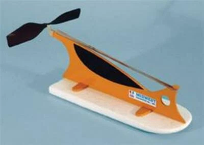 $6 • Buy Midwest Balsa Wood Propeller Driven Airboat Pond Hopper Rubber Band Power Boat