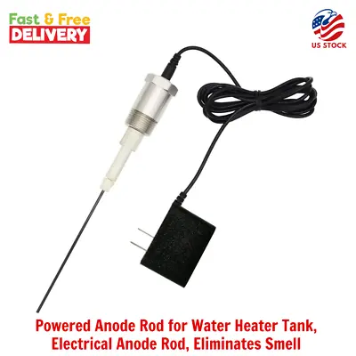 Powered Anode Rod For Water Heater Tank Electrical Anode Rod Eliminates Smell • $79.99