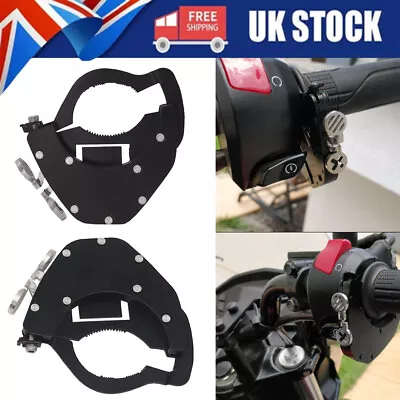 Universal Motorcycle Cruise Control Throttle Lock Adjustable Assist Bottom Kit • £18.83