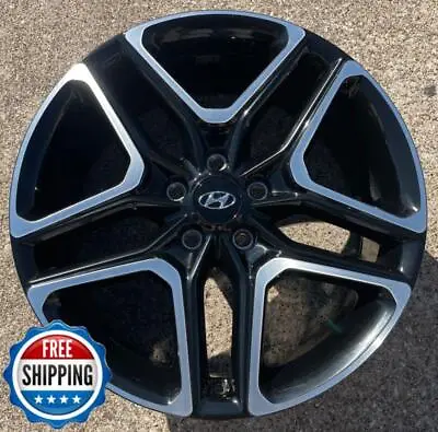 HYUNDAI VELOSTER 2019-2022 Factory OEM Wheel 19  Rim 70957 CNC/Black W/ Cap #B • $238.50