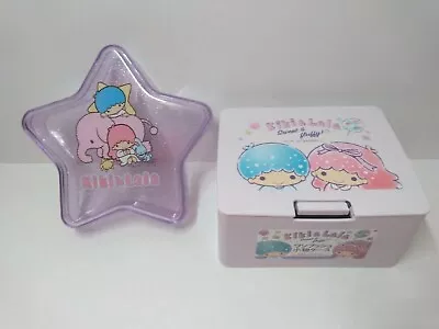 Little Twin Stars Plastic Case Box Set Kiki & Lala 2003 Cute 2020 SANRIO Vintage • $47.95