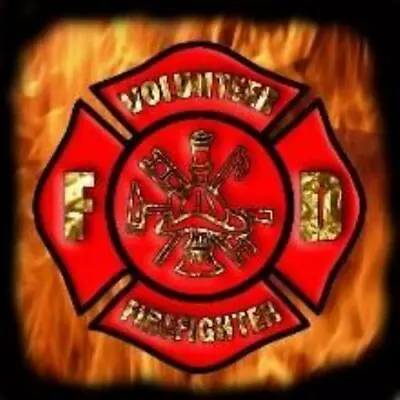 Volunteer FireFighter FD Metal Sign 12 X12  • $24