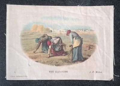 £6.89 • Buy  BDV Cigarettes - Antique Silk Card - The Gleaners By J.F. Millet