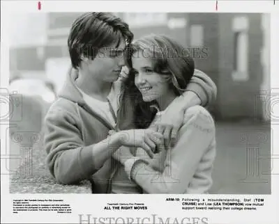 1983 Press Photo Tom Cruise And Lea Thompson Star In  All The Right Moves  • $17.88