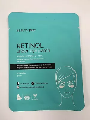 Beauty Pro Retinol Under Eye Patch Patches X3 Pairs • £4.50