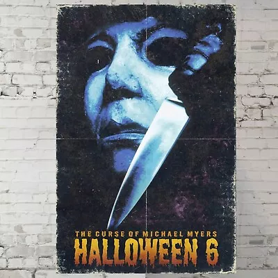 Halloween 6 Movie Poster The Curse Of Michael Myers Horror 11x17  Wall Art • $14.90