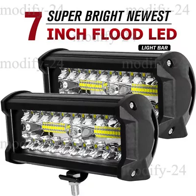 7inch 1680W LED Work Light Car Flood Bar Off Road Fog Lamp 4WD UTE ATV SUV Truck • $19.94