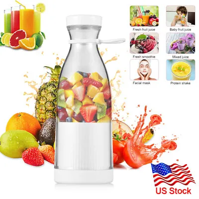 Portable Electric Mini Smoothie Blender Fruit Maker/Mixer Protein Shake Bottle • $9.95