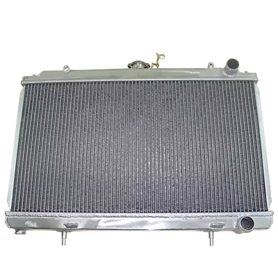 Aluminum Radiator For 95-99 Nissan 240SX S14 KA24 KA24DE KA24E 2 ROWS • $134.83