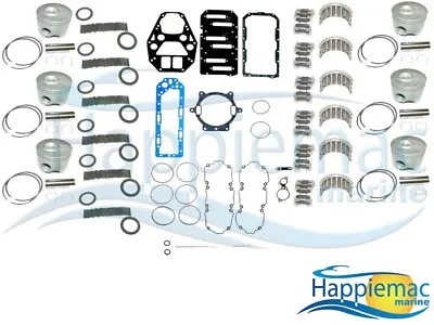 Mercury 2.5L DFI OptiMax SportJet 200 HP V6 Powerhead Rebuild Kit Gasket Piston • $1206.41