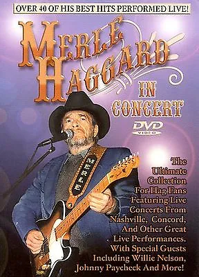Merle Haggard - In Concert Good DVD  • $8.94